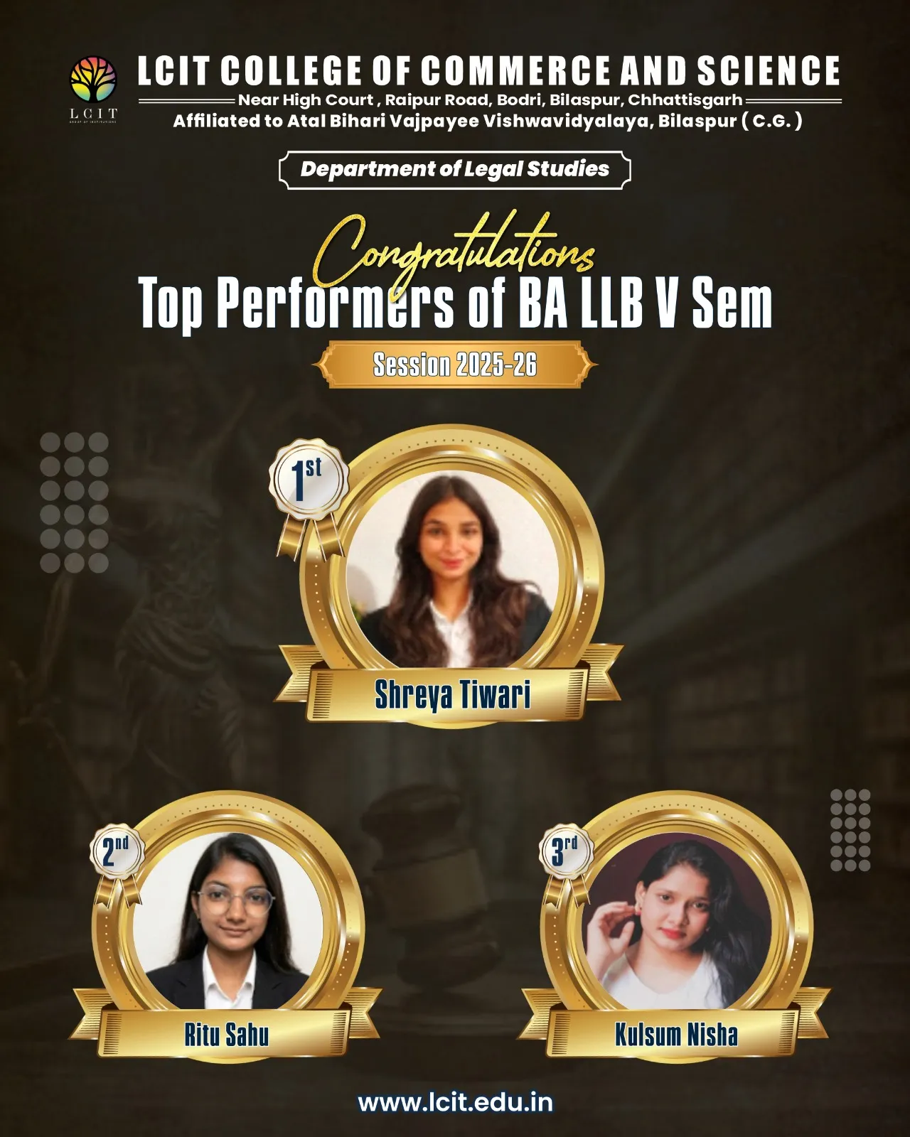 BA LLB V Sem Aug 2026